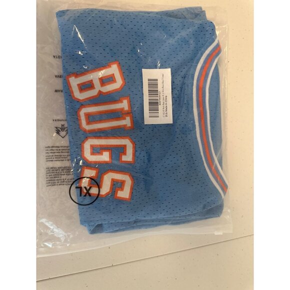 Tune Squad Bugs #1 Basketball Jersey Light Blue Mesh Unisex Size XL‎ - Picture 7 of 7